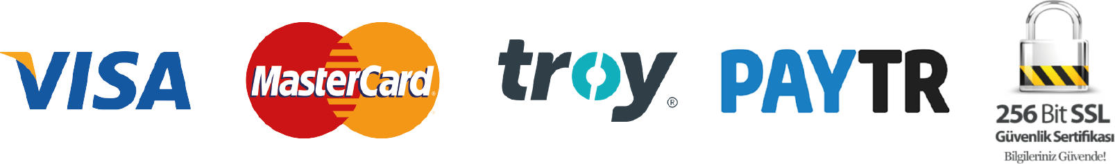 PayTR, Visa, Mastercard ve Troy ödeme seçenekleri